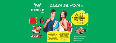 Vine şcoala, bine-mi pare, &icirc;n Mercur Center e sărbătoare!