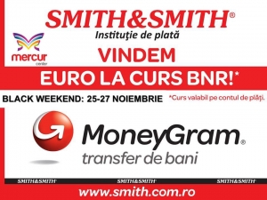 Smith&amp;Smith BLACK WEEKEND 25-27 noiembrie: &ldquo;Vindem EURO la curs BNR